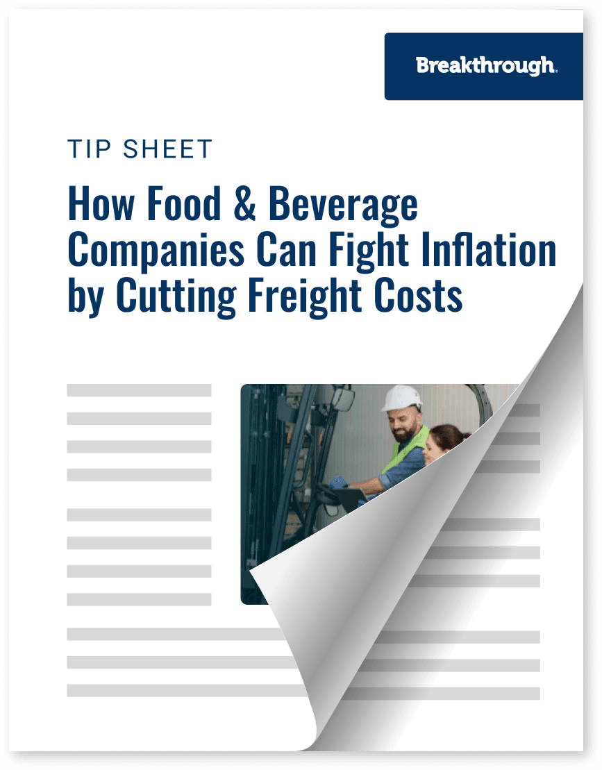How Food & Beverage Shippers Can Reduce Transportation Costs